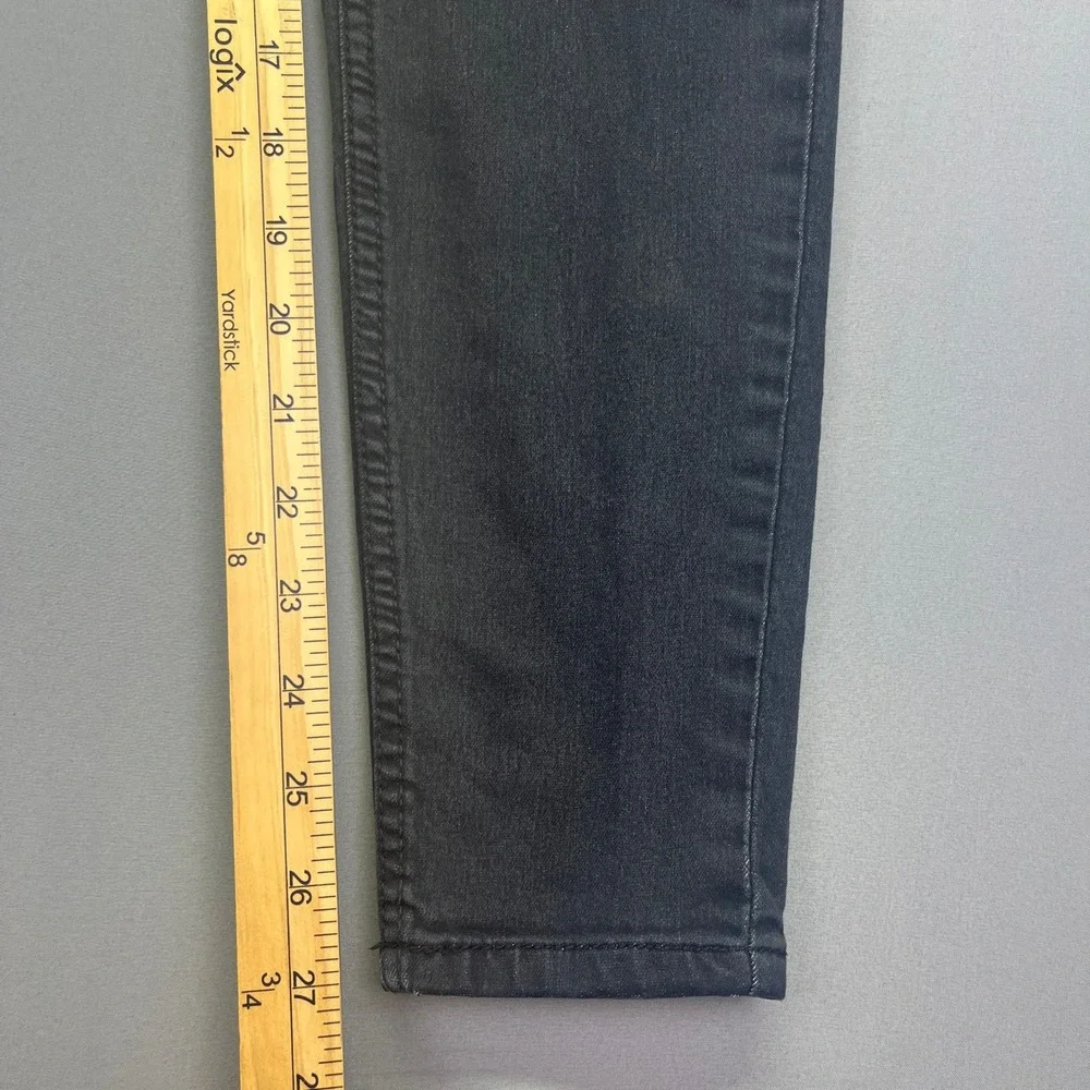 Free People Distressed Knee Skinny Jeans Dark Wash‎ Denim Sz 27 Fits 29